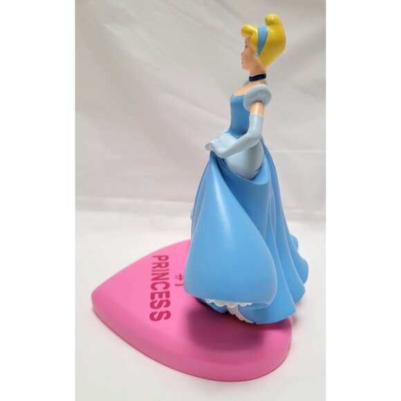 Disney Store Cinderella Figurine #1 Princess Pink Heart Base 5" Tall - Picture 3 of 10